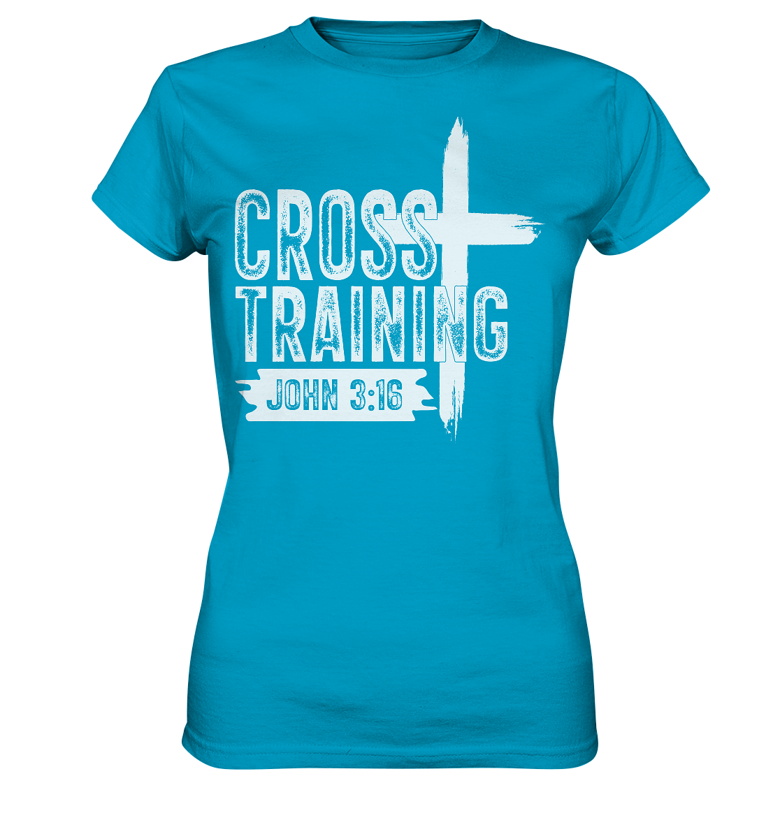 Cross Training - John 3:16 - Ladies Premium Shirt