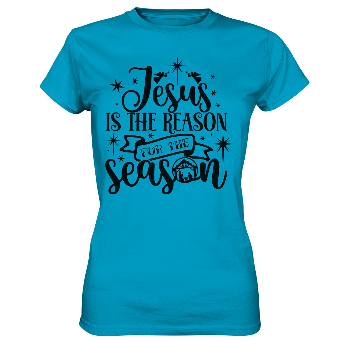 Jesus – Der Grund für die Weihnachtszeit II - Ladies Premium Shirt