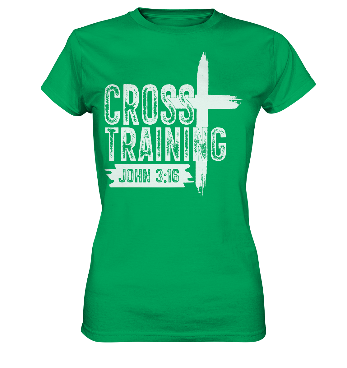 Cross Training - John 3:16 - Ladies Premium Shirt