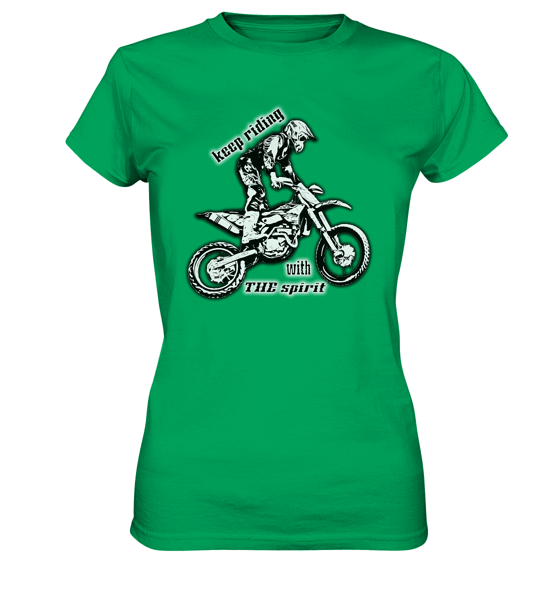 Keep Riding with the Holy Spirit - Ladies Premium Shirt