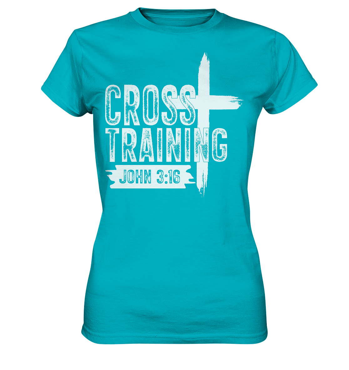 Cross Training - John 3:16 - Ladies Premium Shirt