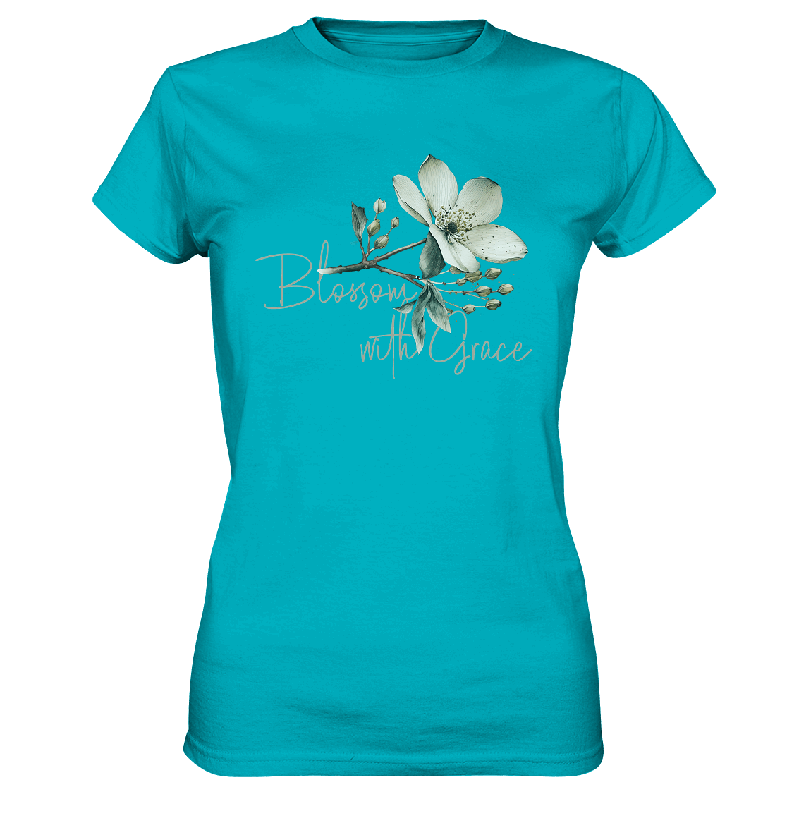 Blossom with Grace - Ladies Premium Shirt