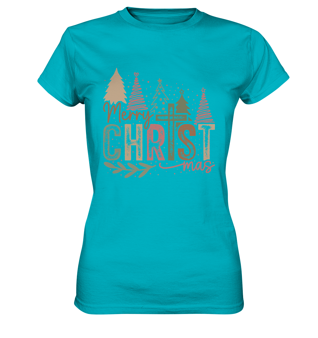 Merry CHRISTmas – The True Focus - Ladies Premium Shirt