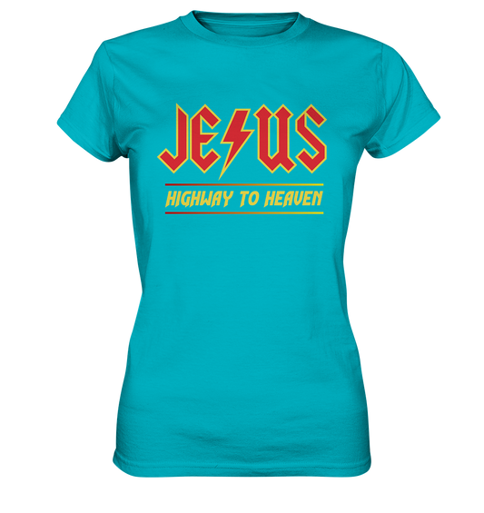 Jesus - Highway to Heaven - Ladies Premium Shirt