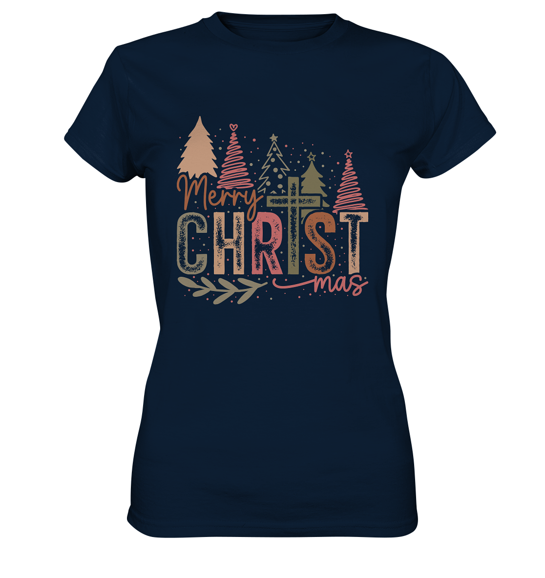 Merry CHRISTmas – The True Focus - Ladies Premium Shirt