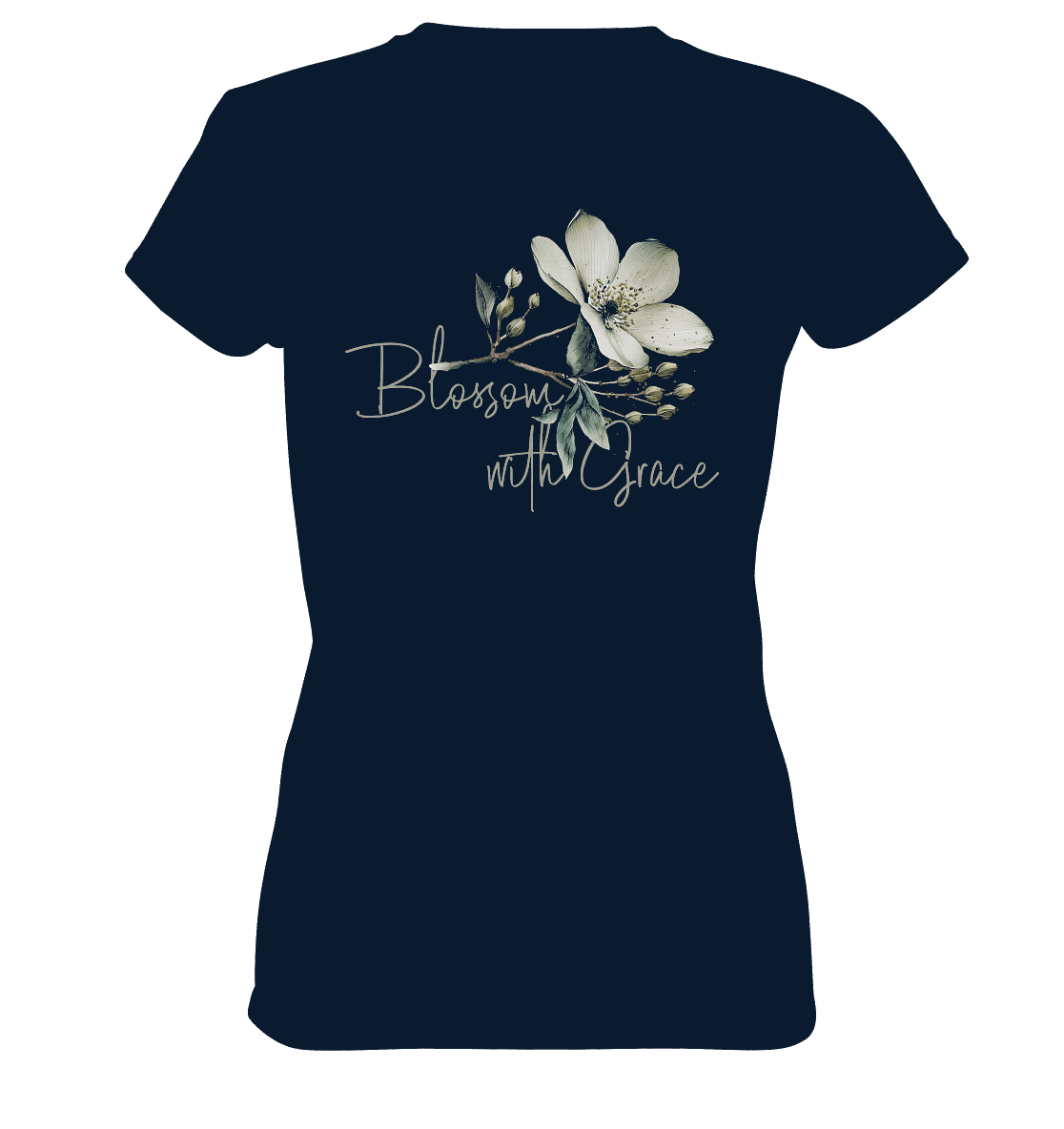 Blossom with Grace - Ladies Premium Shirt