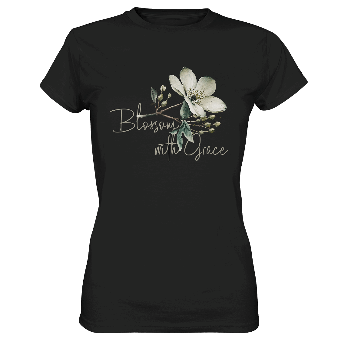 Blossom with Grace - Ladies Premium Shirt