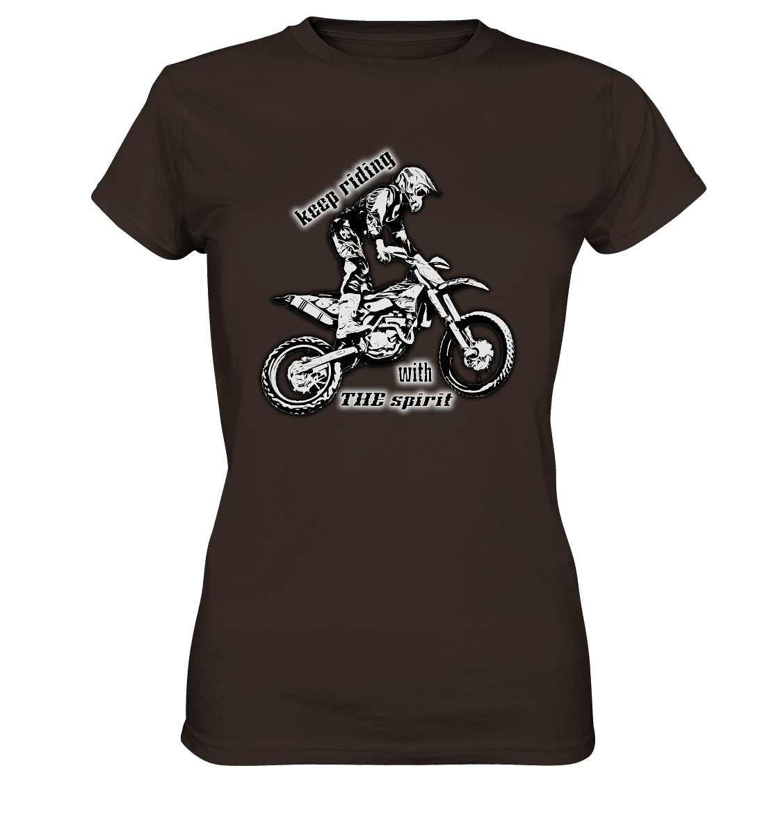 Keep Riding with the Holy Spirit - Ladies Premium Shirt