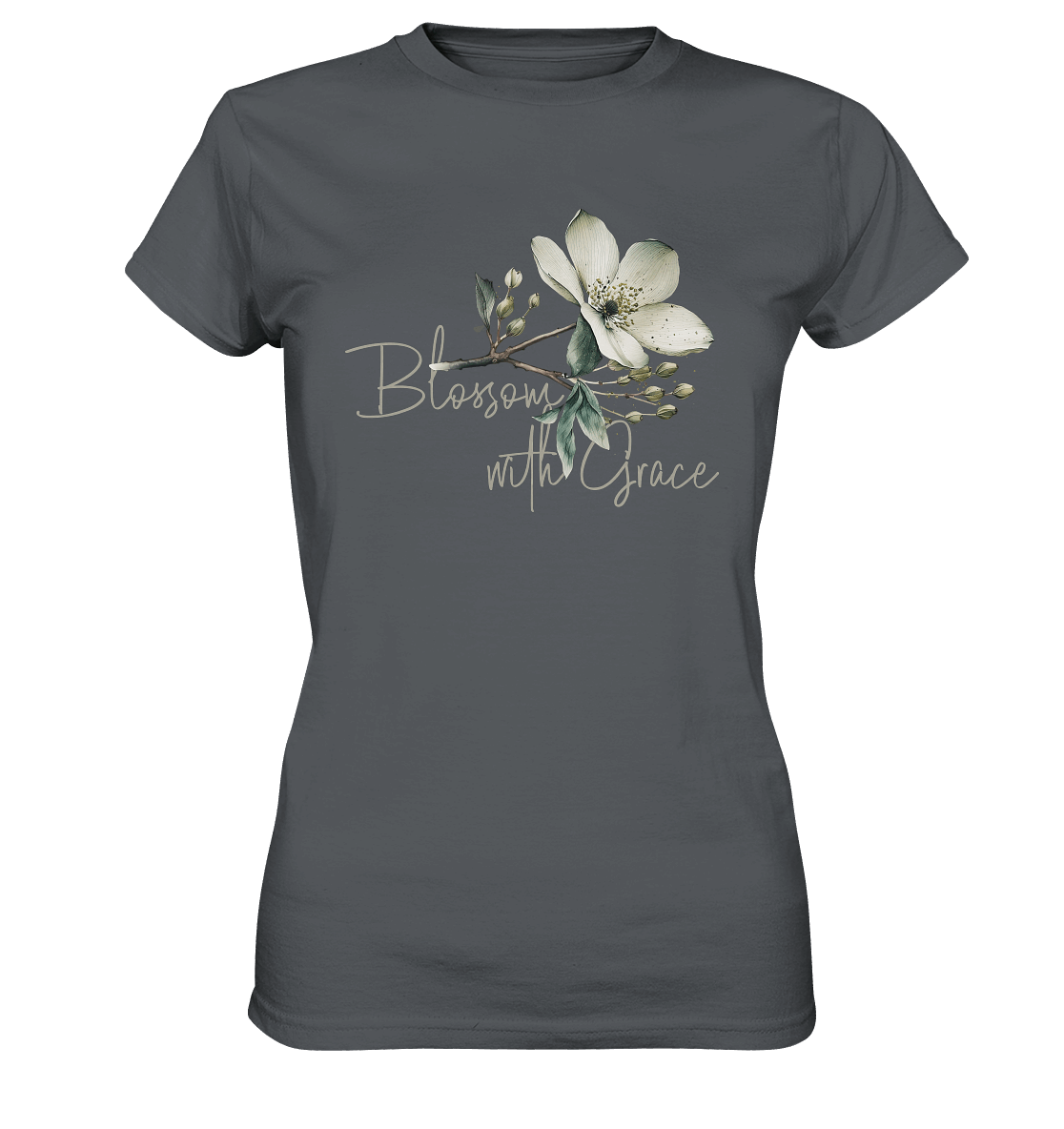 Blossom with Grace - Ladies Premium Shirt