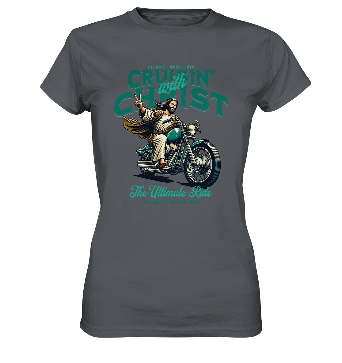 Eternal Road Trip – Cruisin' with Christ - Ladies Premium Shirt