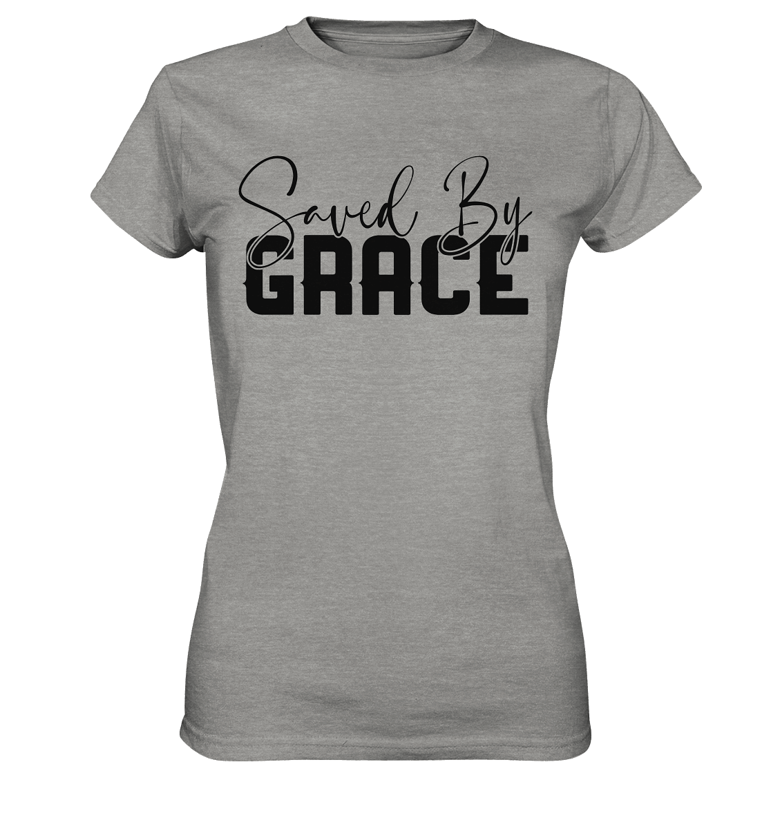 Saved by Grace – Ein kraftvolles Glaubensstatement - Ladies Premium Shirt