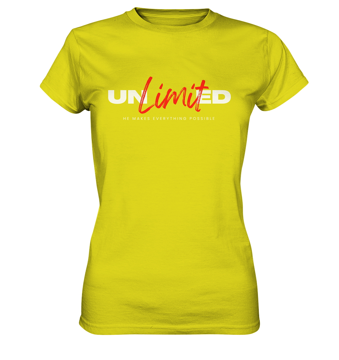 Unbegrenzte Möglichkeiten "Unlimited" - Ladies Premium Shirt