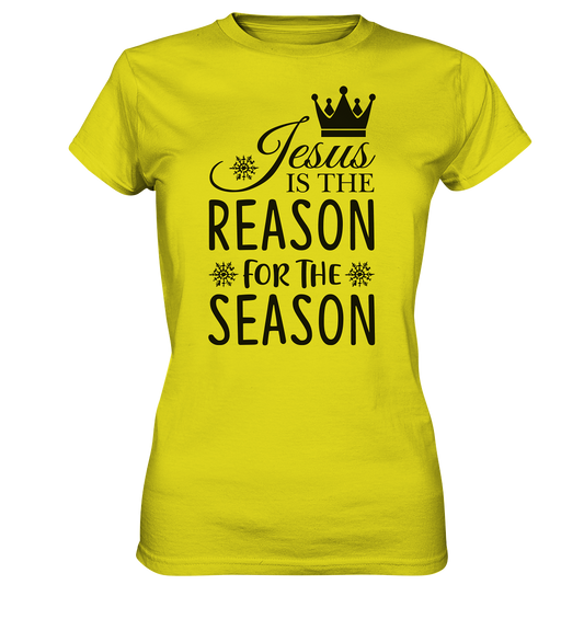 Jesus – The Reason for Christmas - Ladies Premium Shirt