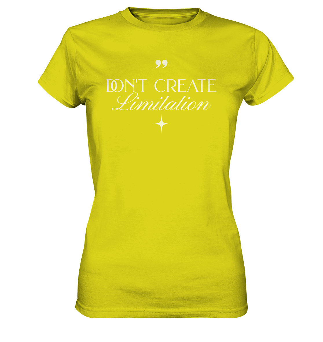 Don’t Create Limitations - Ladies Premium Shirt