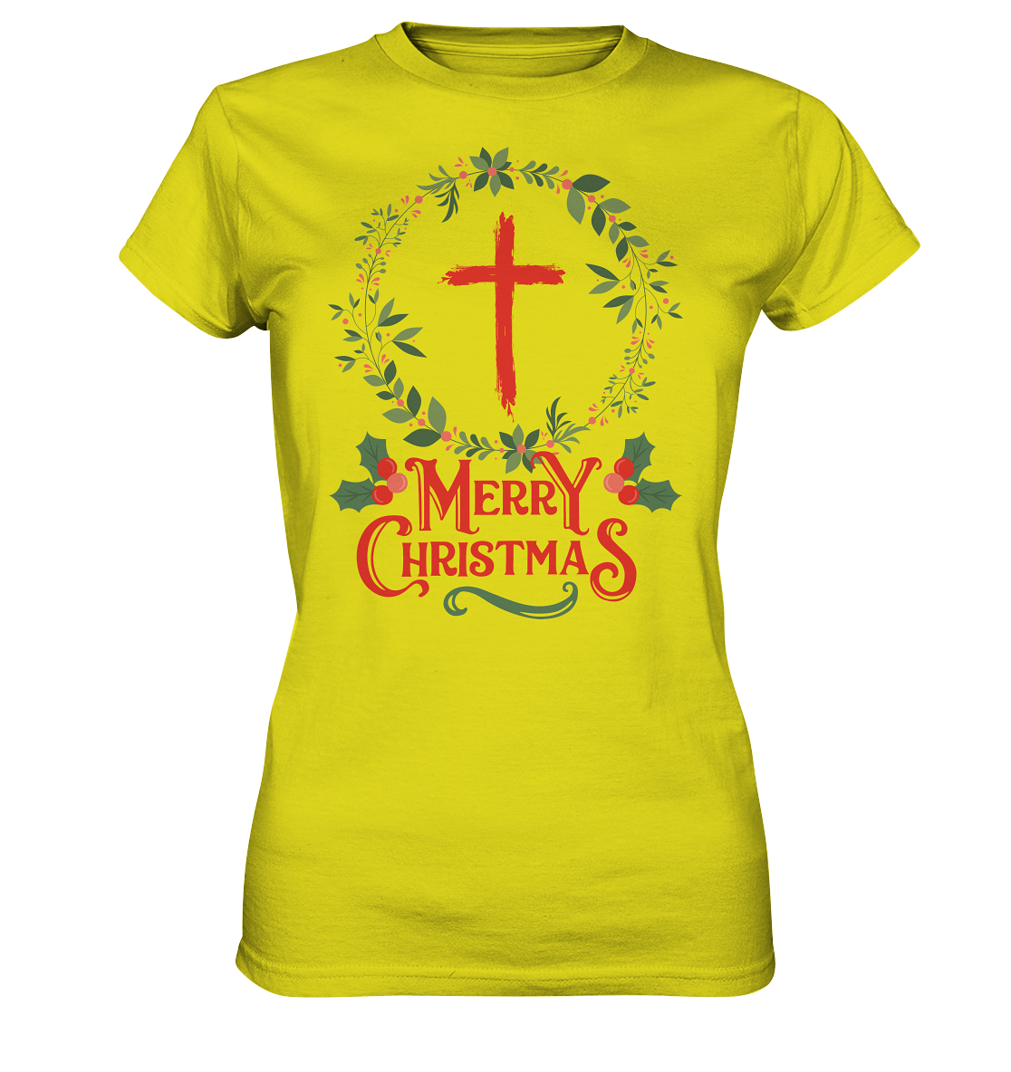 Merry Christmas - Frohe Weihnachten - Ladies Premium Shirt