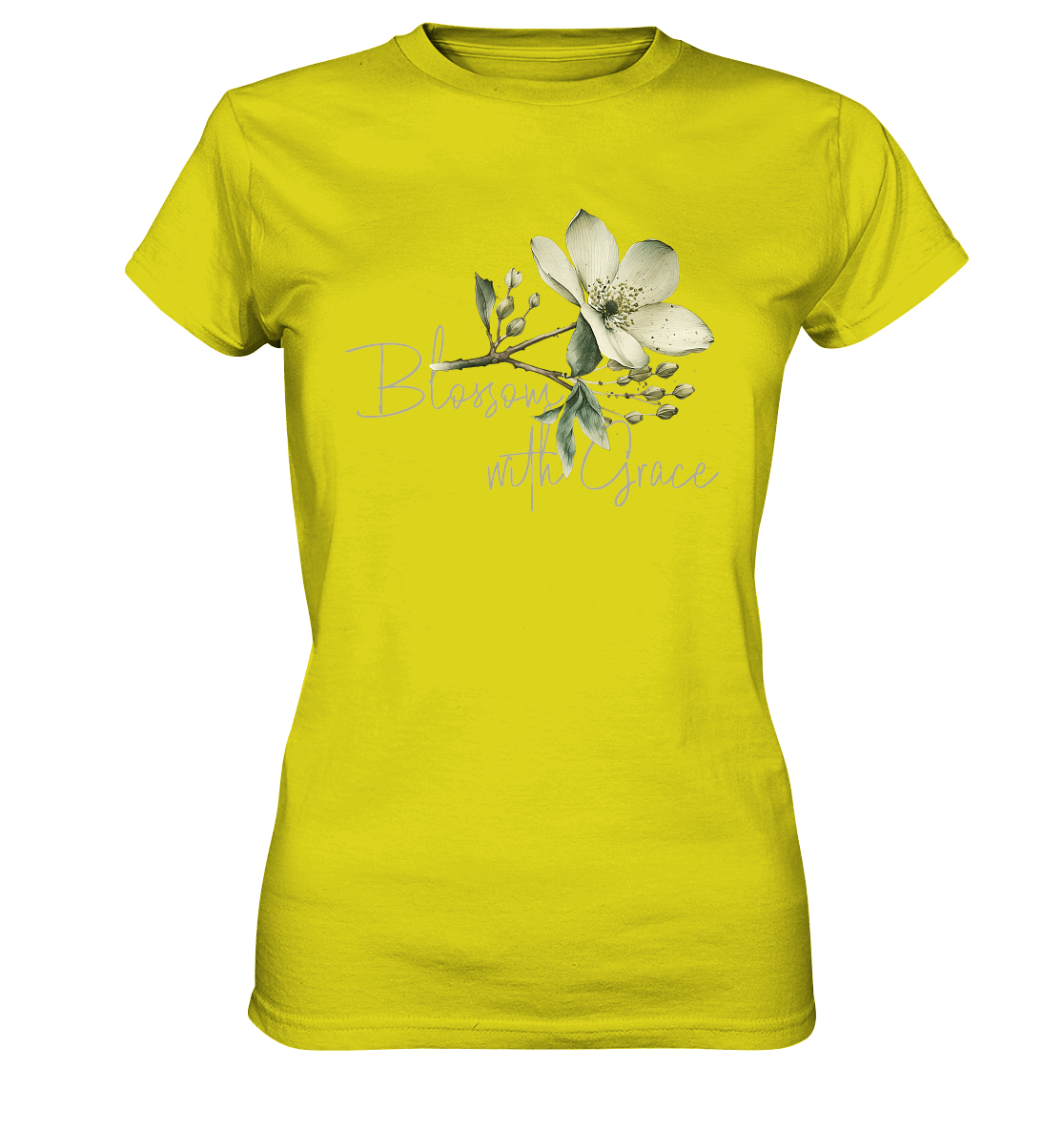 Blossom with Grace - Ladies Premium Shirt