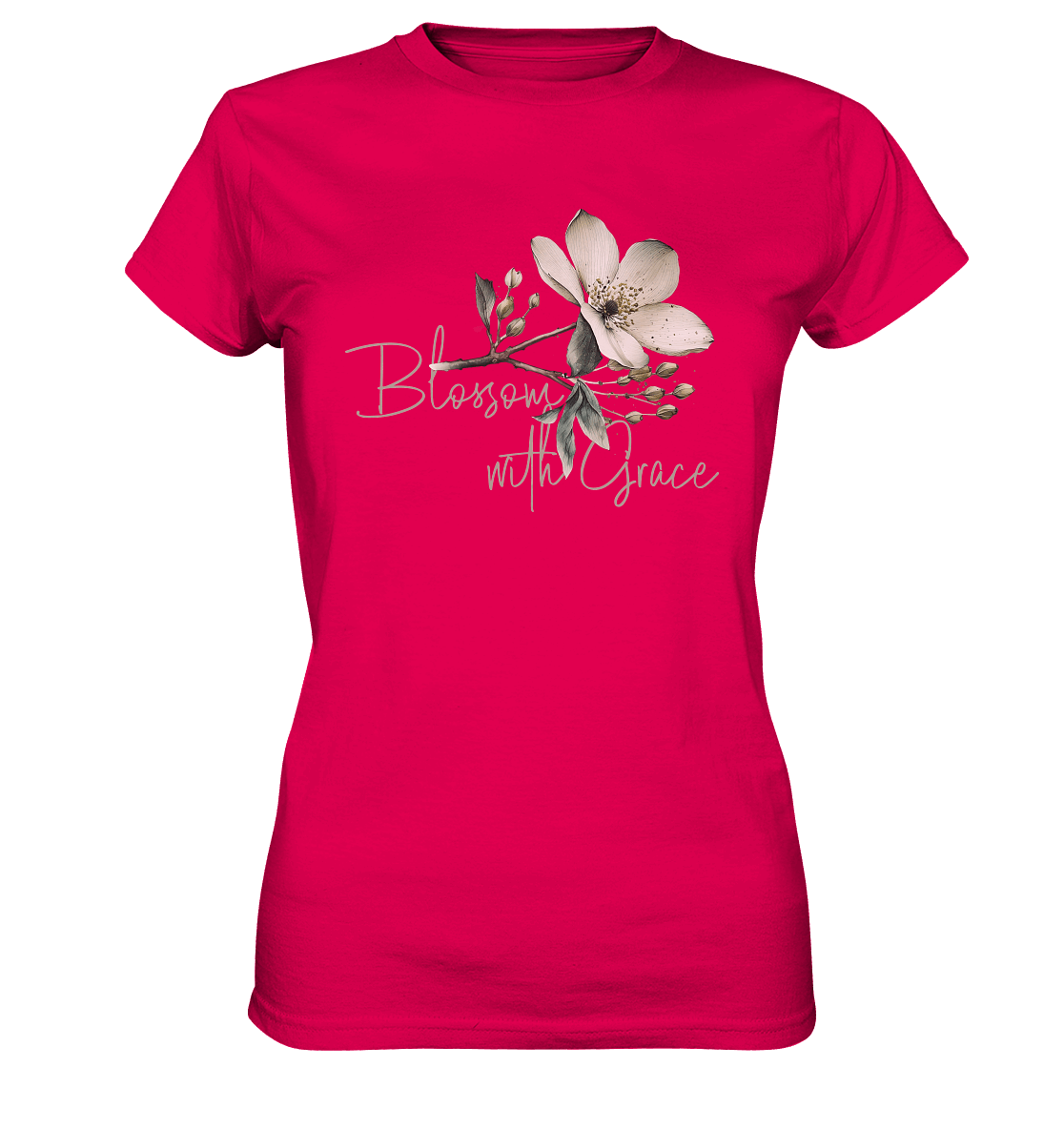 Blossom with Grace - Ladies Premium Shirt