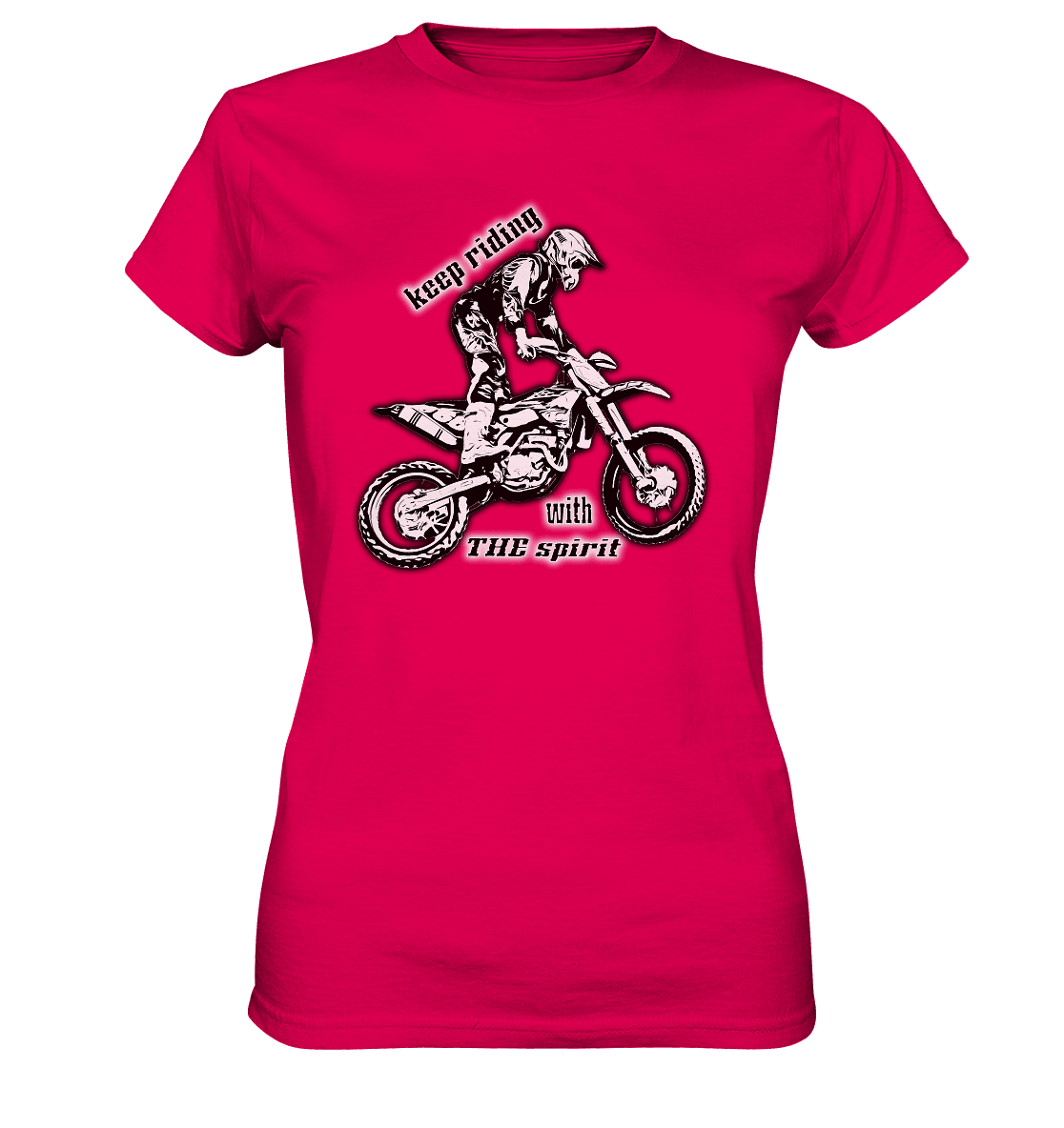 Keep Riding with the Holy Spirit - Ladies Premium Shirt