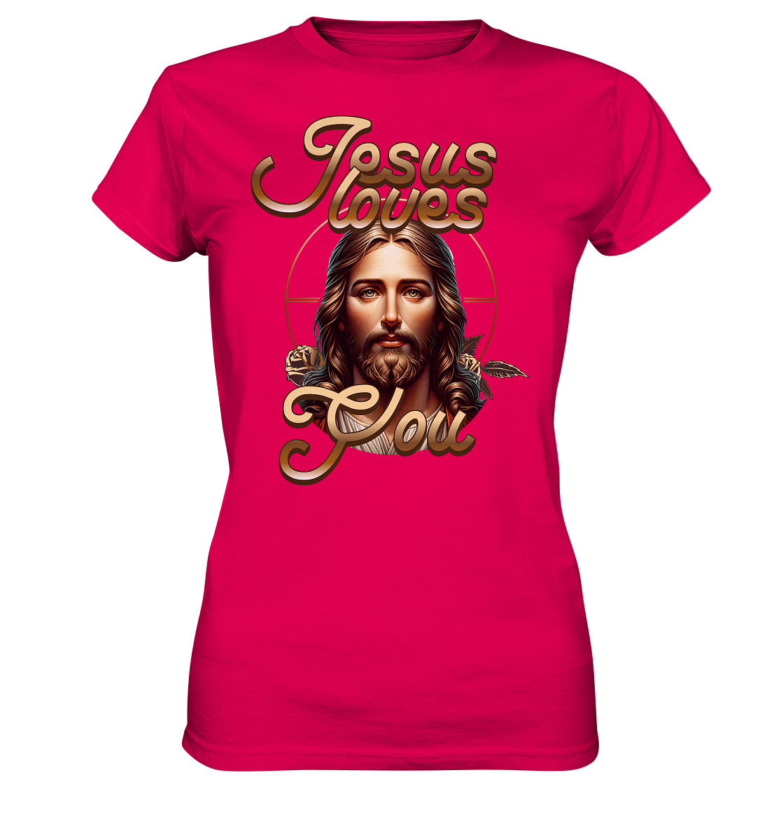 Jesus Loves You - Ladies Premium Shirt