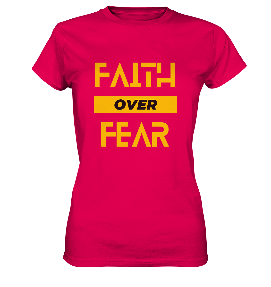 Glaube über Angst - Ladies Premium Shirt