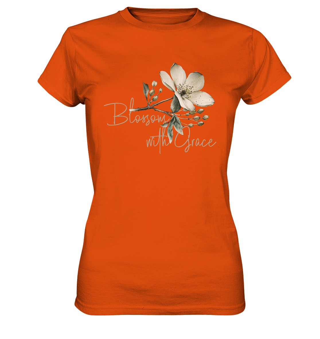 Blossom with Grace - Ladies Premium Shirt