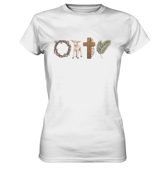 Victory of the Cross – Easter Redemption - Ladies Premium Shirt