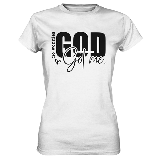 No worries, God holds me tight - Ladies Premium Shirt