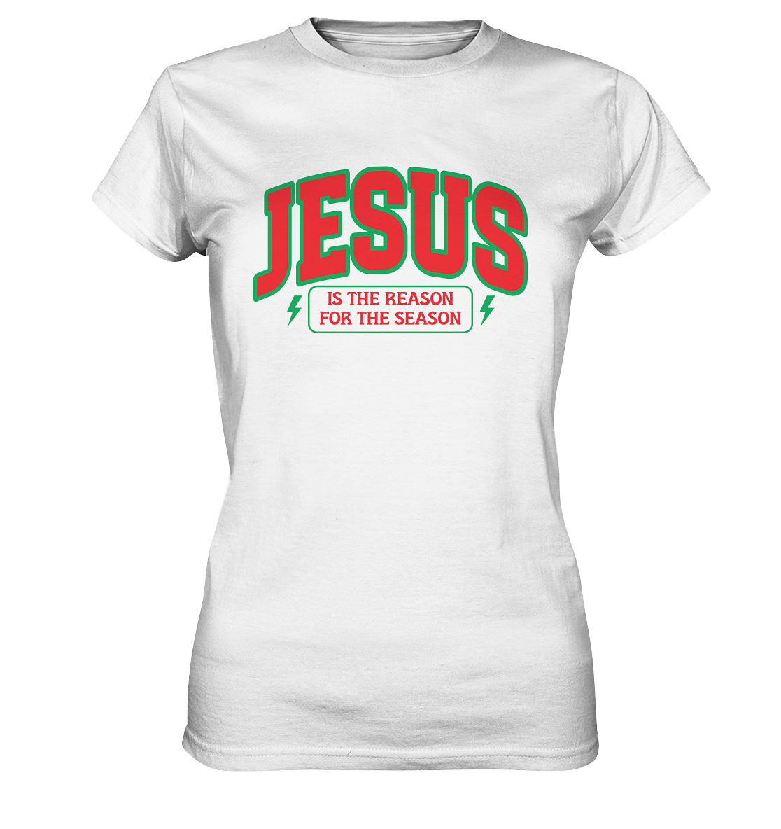 Jesus – Der Grund für die Weihnachtszeit (RG) - Ladies Premium Shirt