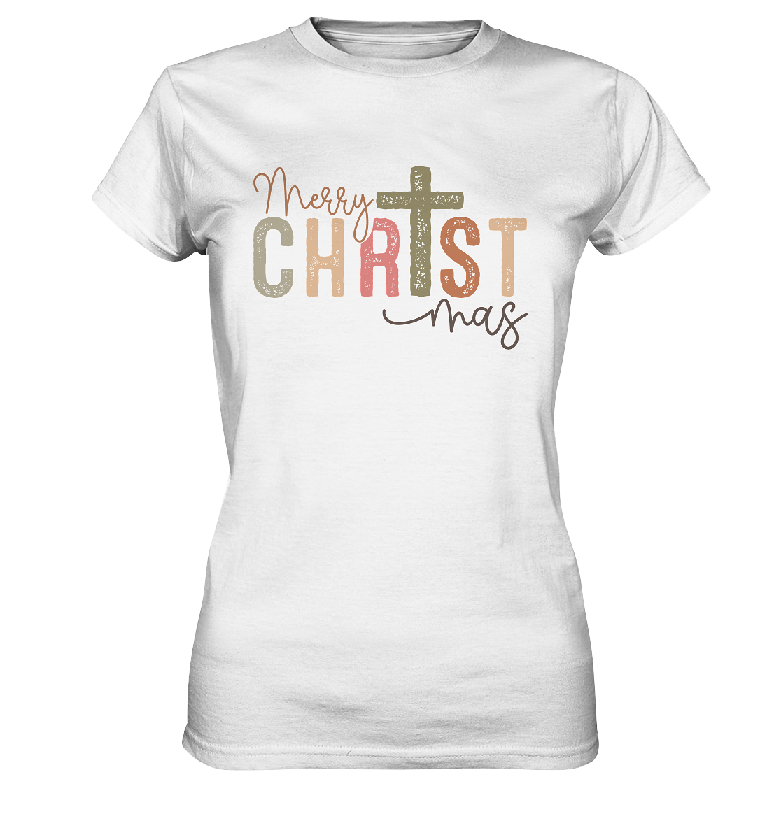 Merry CHRISTmas – Christ im Mittelpunkt - Ladies Premium Shirt