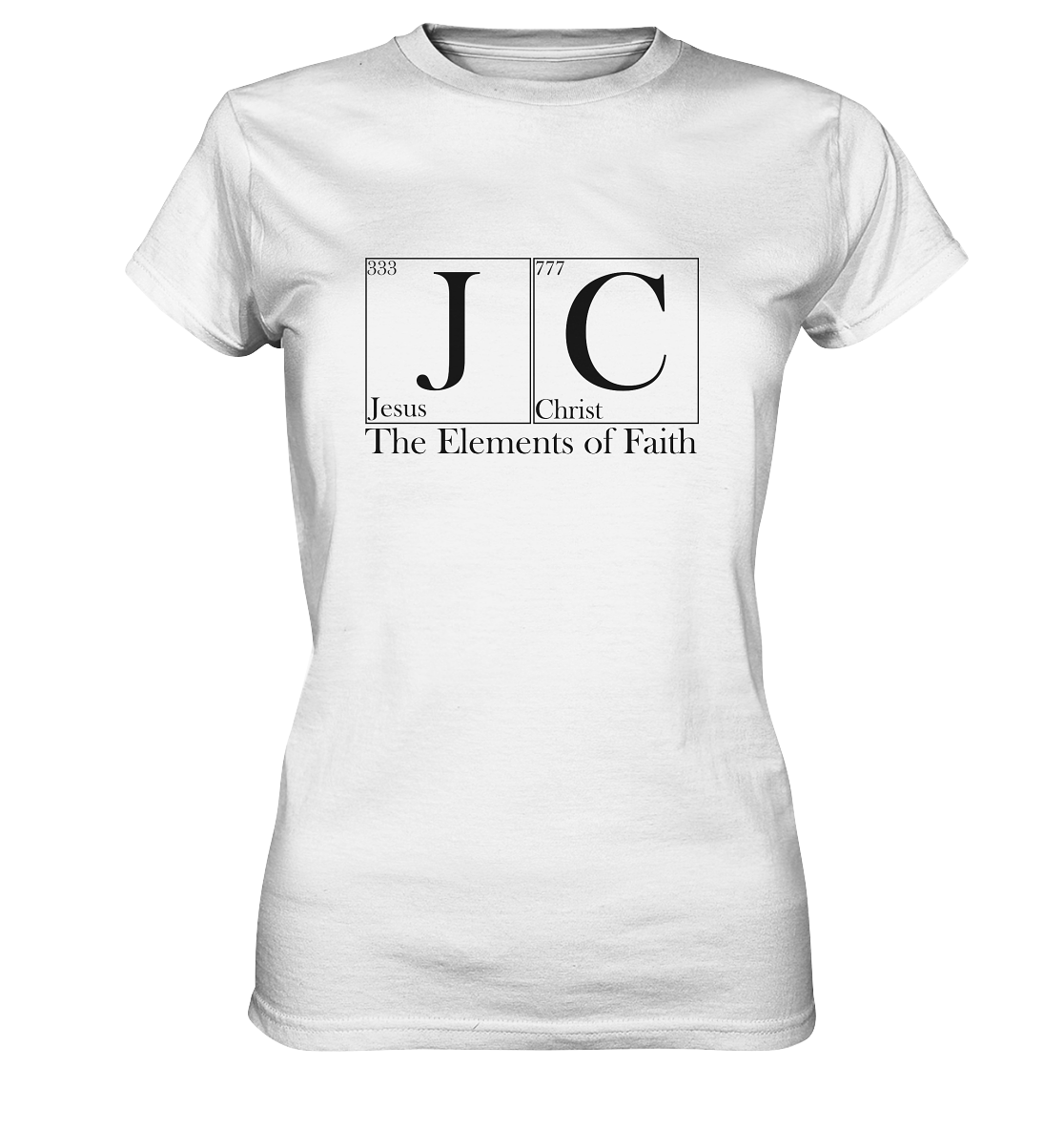 JC – The Elements of Faith - Ladies Premium Shirt