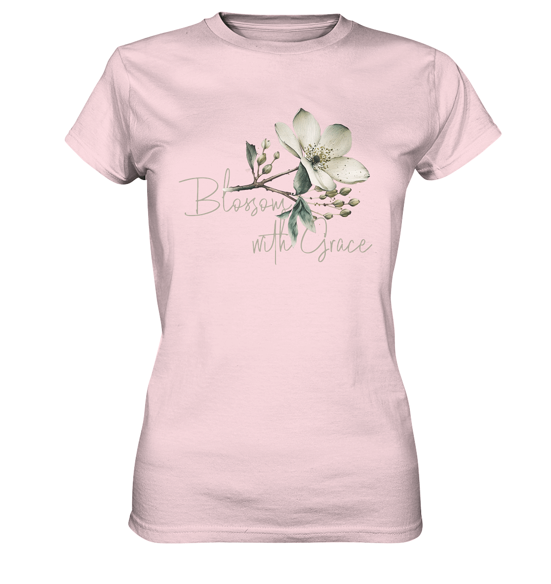 Blossom with Grace - Ladies Premium Shirt