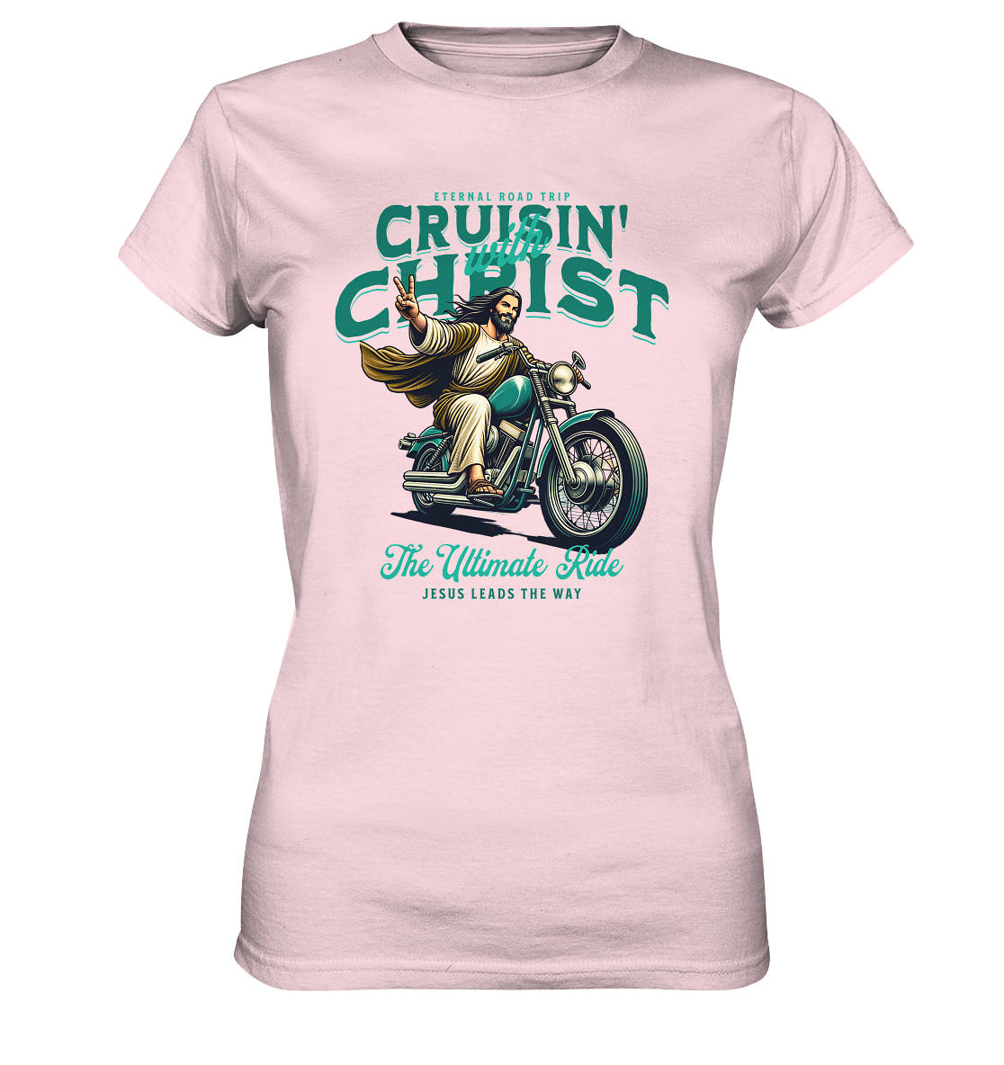 Eternal Road Trip – Cruisin' with Christ - Ladies Premium Shirt