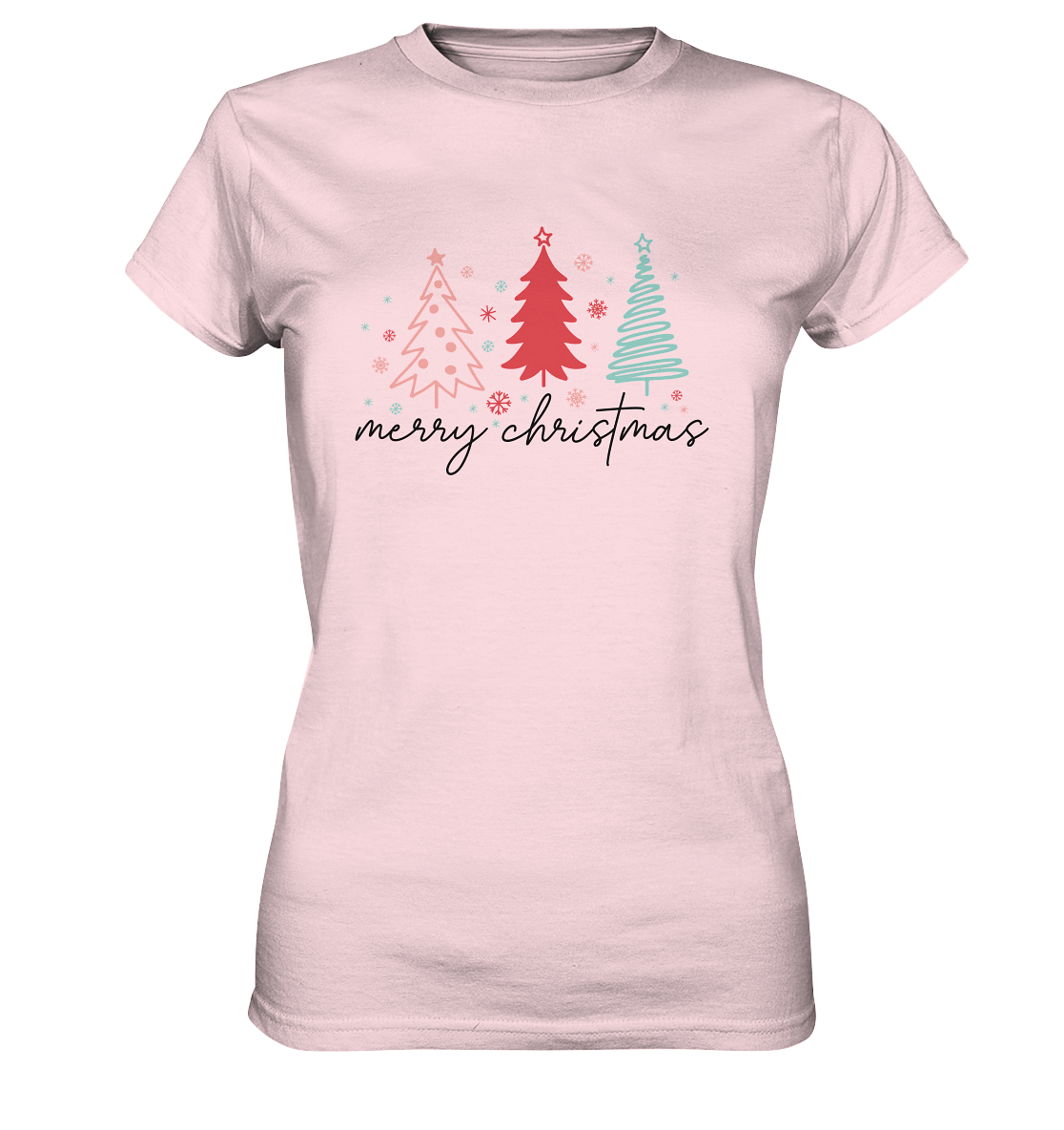 Elegant Christmas Greetings - Ladies Premium Shirt