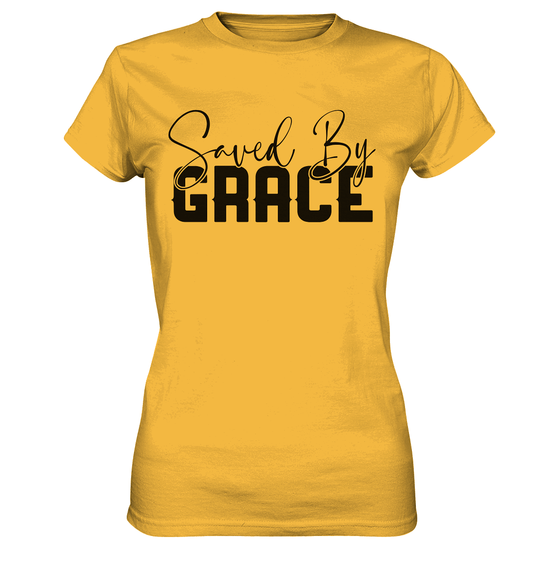 Saved by Grace – Ein kraftvolles Glaubensstatement - Ladies Premium Shirt