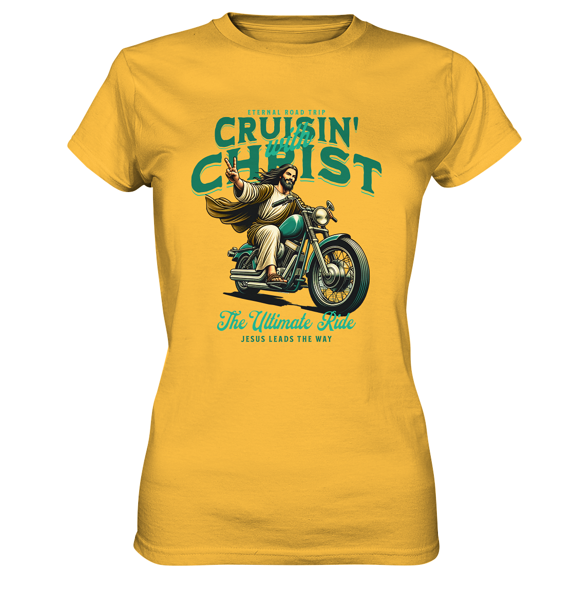 Eternal Road Trip – Cruisin' with Christ - Ladies Premium Shirt