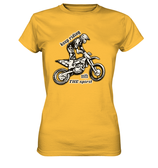 Keep Riding with the Holy Spirit - Ladies Premium Shirt