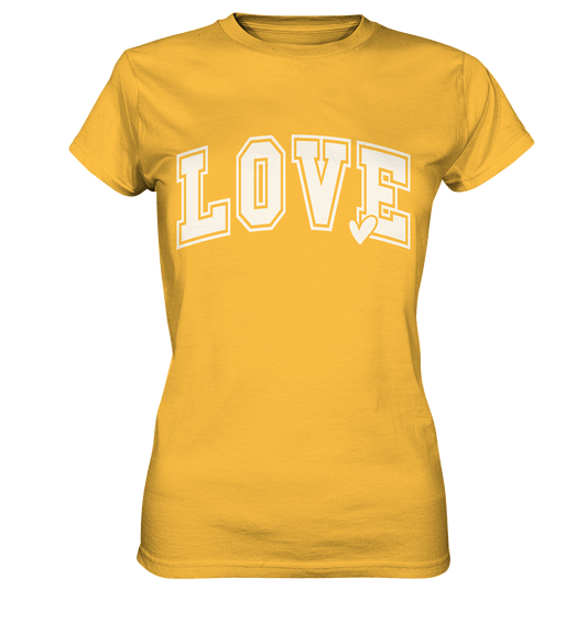 "Love" – das Design, das Herzen spricht! - Ladies Premium Shirt