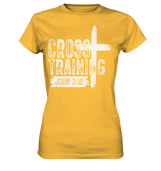 Cross Training - John 3:16 - Ladies Premium Shirt