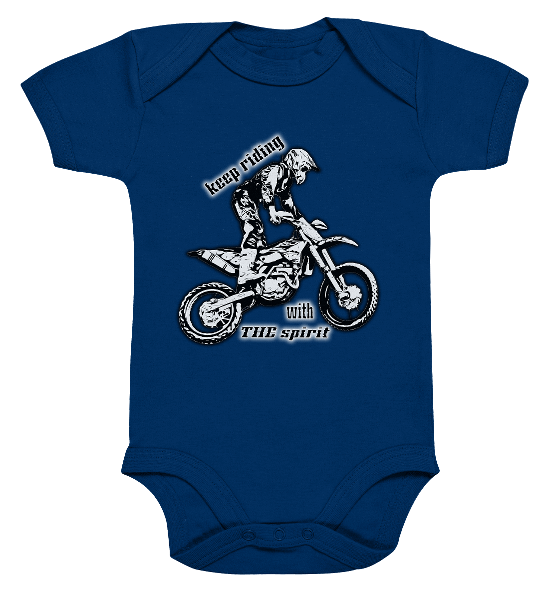 Keep Riding with the Holy Spirit - Organic Baby Bodysuit