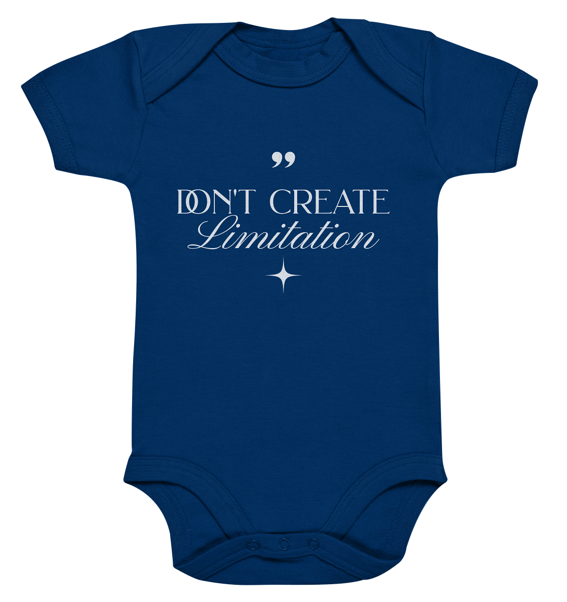 Don’t Create Limitations - Organic Baby Bodysuit