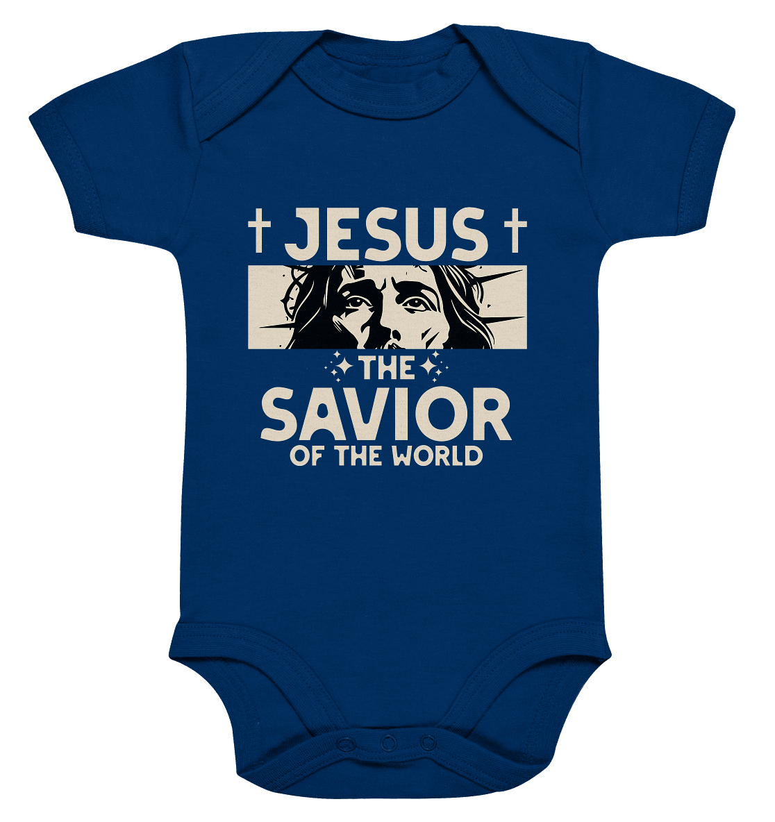 Jesus – The Savior of the World - Organic Baby Bodysuit