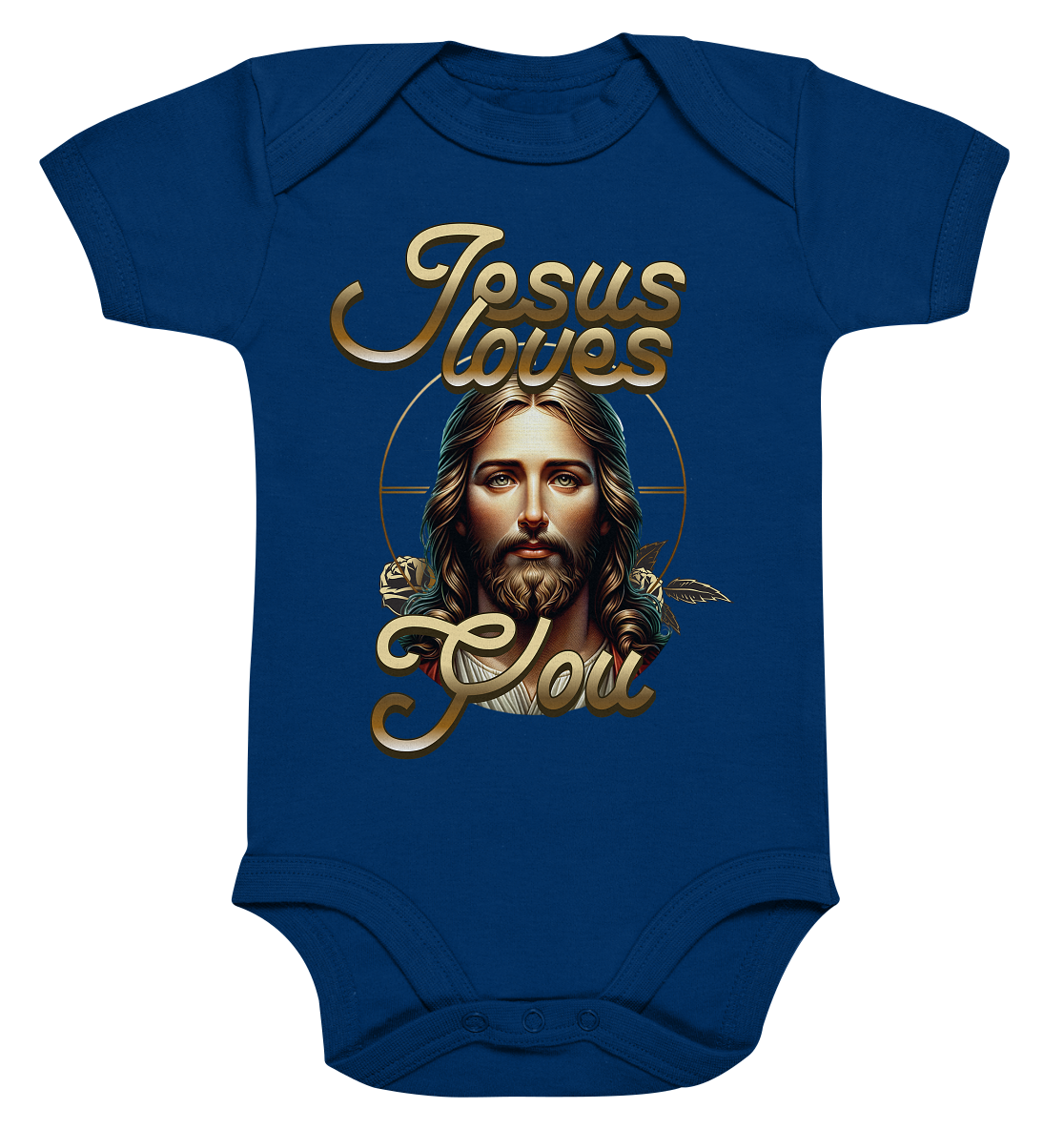 Jesus Loves You - Organic Baby Bodysuit