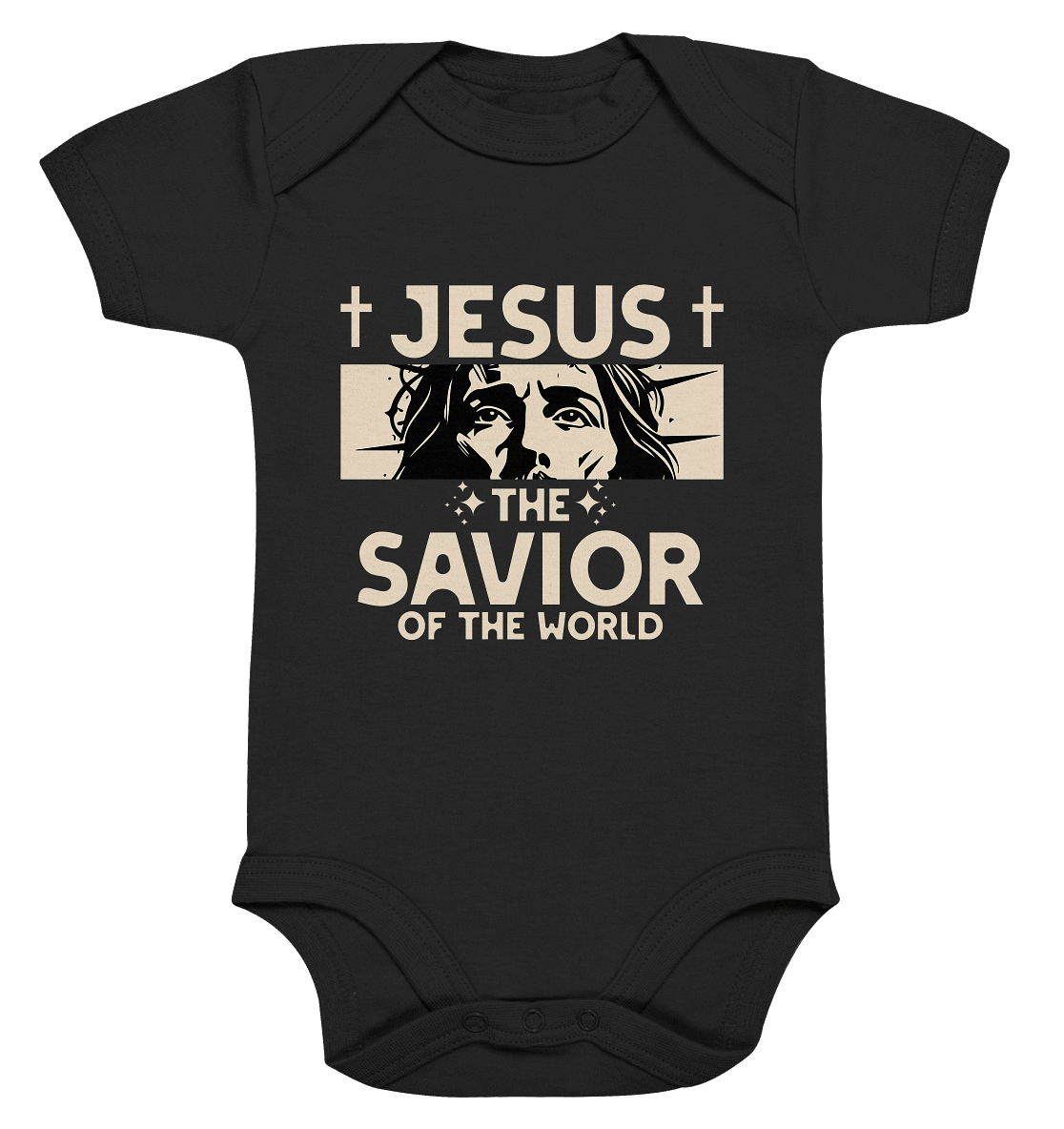 Jesus – The Savior of the World - Organic Baby Bodysuit