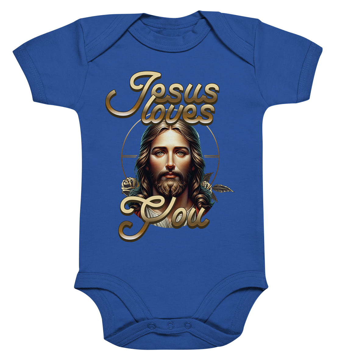 Jesus Loves You - Organic Baby Bodysuit