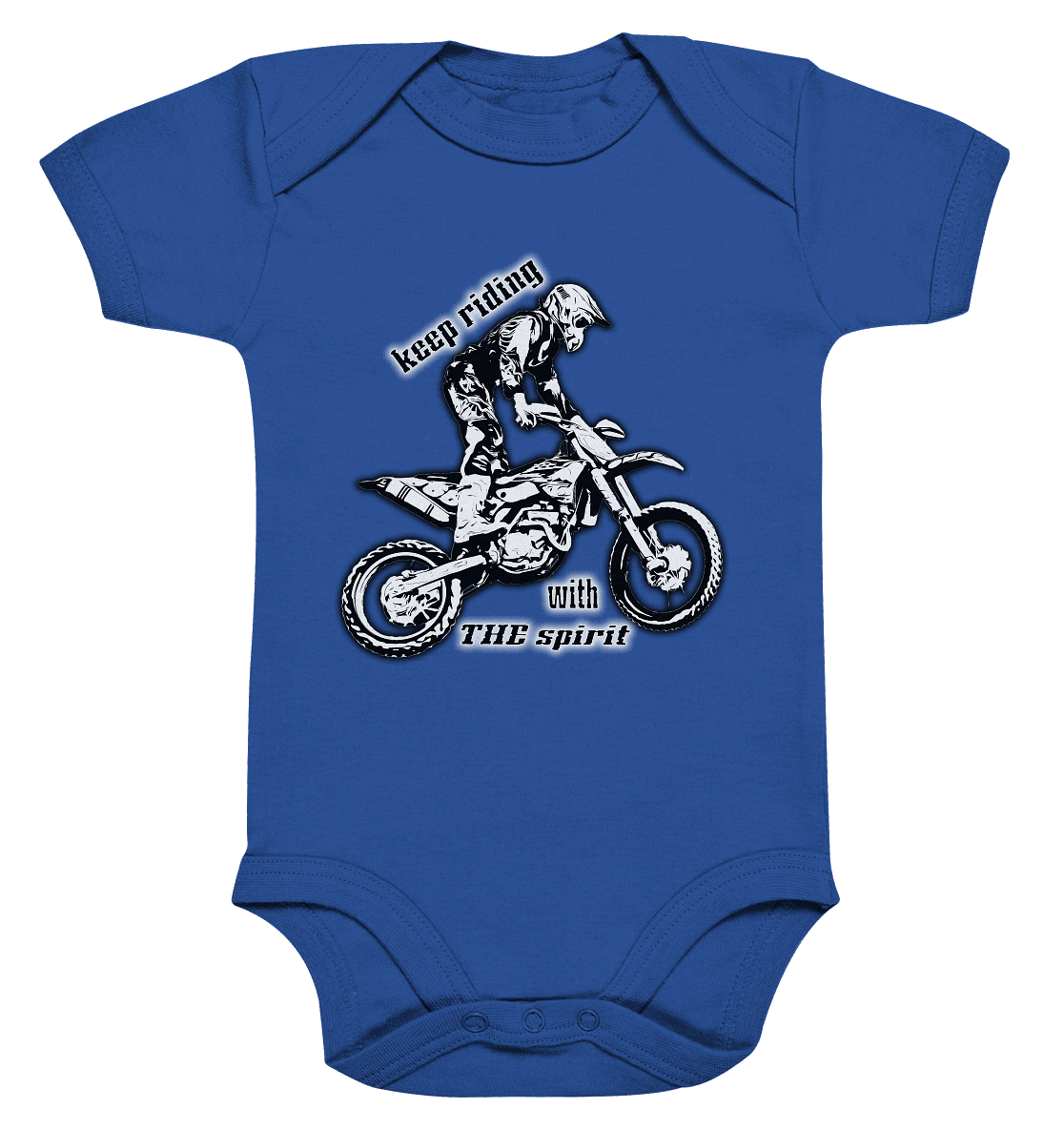 Keep Riding with the Holy Spirit - Organic Baby Bodysuit