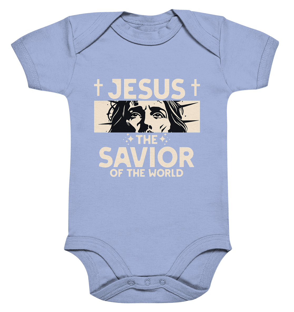 Jesus – The Savior of the World - Organic Baby Bodysuit