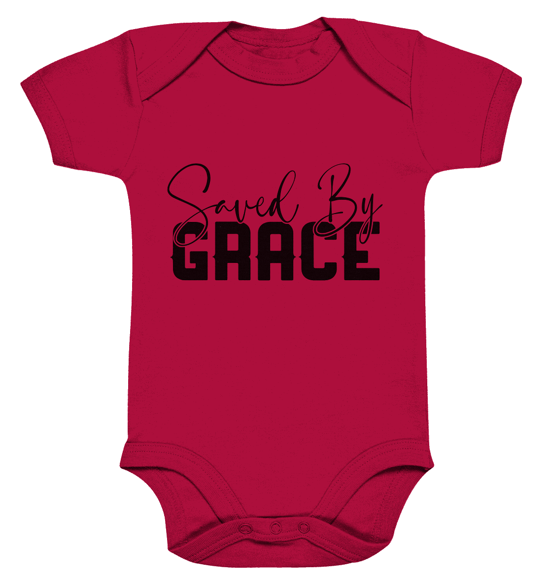 Saved by Grace – Ein kraftvolles Glaubensstatement - Organic Baby Bodysuit