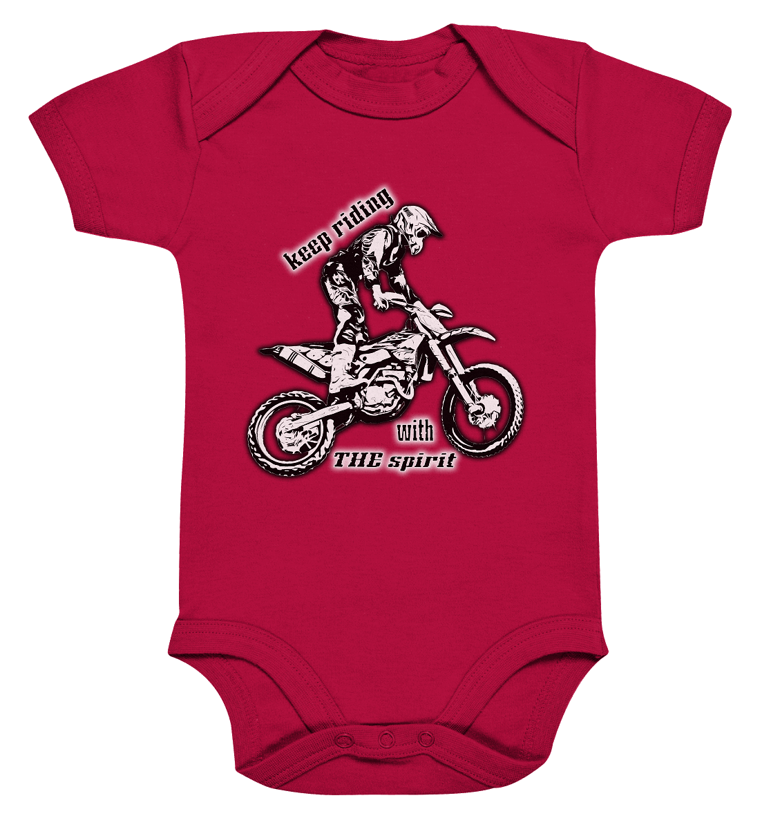 Keep Riding with the Holy Spirit - Organic Baby Bodysuit