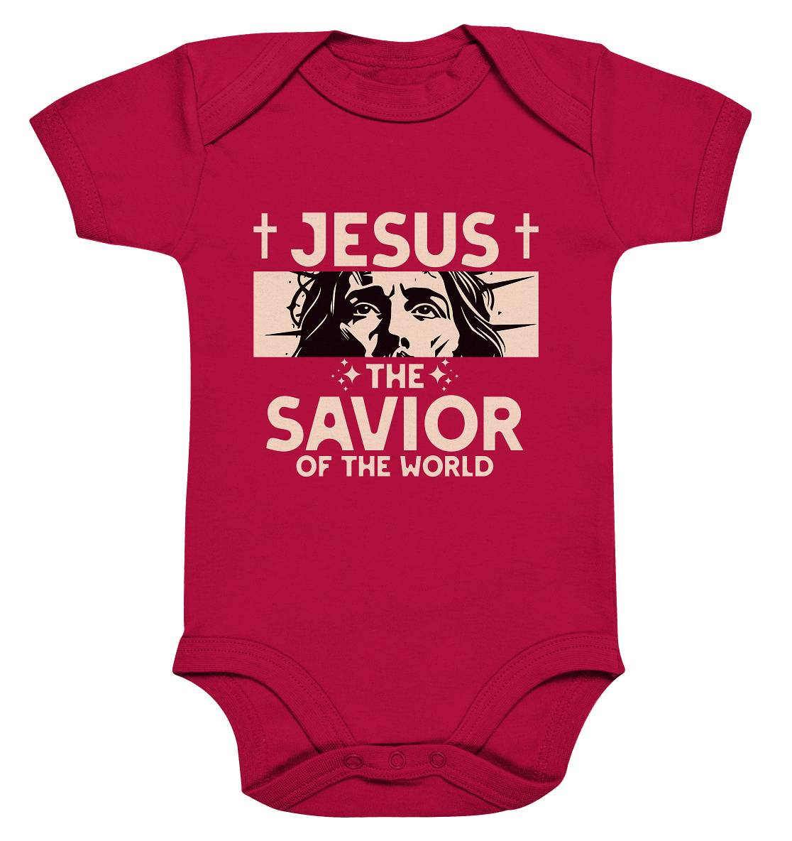 Jesus – The Savior of the World - Organic Baby Bodysuit