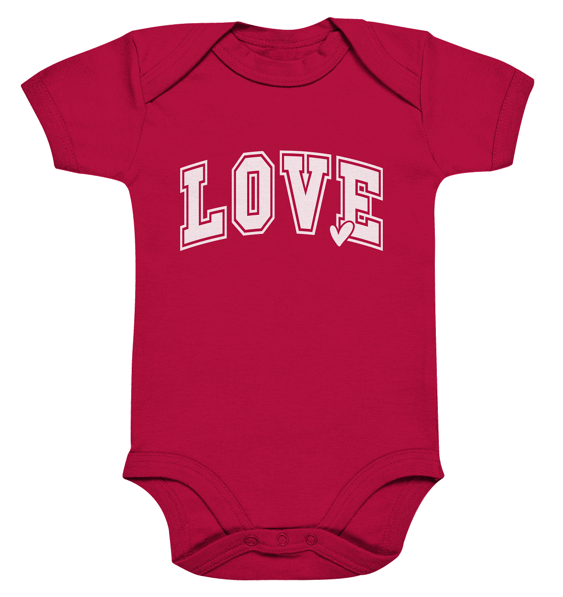 "Love" – das Design, das Herzen spricht! - Organic Baby Bodysuit